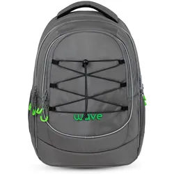 Rucksack Boost Tasche Schulrucksack "Lime Grey" Ranzen