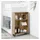 vidaXL Aufbewahrungswagen 48 x 13 x 68 cm Braun