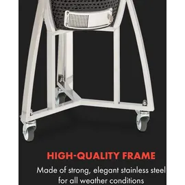 Klarstein Holzkohlegrill Queensize Kamado-Grill schwarz