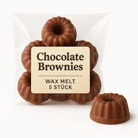 Duftmelt 5er Set - Duftwachs | Duftkerzen Aromalampe (Chocolate Brownie)