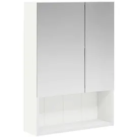 vidaXL Badezimmerschrank 50 cm weiß