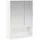vidaXL Badezimmerschrank 50 cm weiß