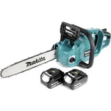 Makita DUC 353 M2 Akku Kettensäge 36V ( 2x18V ) Brushless 35 cm + 2x 4,0 Ah Akku - ohne Ladegerät