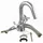 PaulGurkes Design Wasserhahn Zweigriffmischer Kreuzgriff Badarmatur Hahn