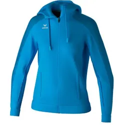 ERIMA Damen Kapuzensweat EVO STAR training jacket, curacao/mykonos, 36