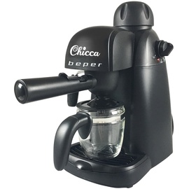 BEPER BC.002 Espresso Kaffeemaschine, Schwarz