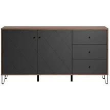 VCM ebuy24 Sideboard, Graphit, Holzwerkstoff, 183x76x40 cm, | Sideboards, Sideboards