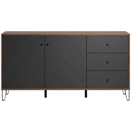 VCM ebuy24 Sideboard, Graphit, Holzwerkstoff, 183x76x40 cm, | Sideboards, Sideboards
