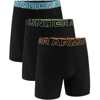 Under Armour Performance Tech Boxershorts Schwarz/Grün/Blau/Orange XXL 3er Pack