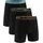 Under Armour Performance Tech Boxershorts Schwarz/Grün/Blau/Orange XXL 3er Pack
