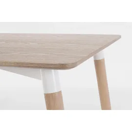 BIZZOTTO Esstisch David aus MDF, klassisch rechteckig, Natur, für 4–6 Personen, 120 cm