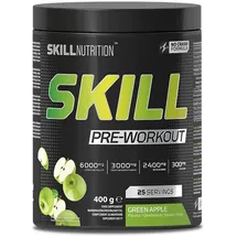 skill nutrition Pre-Workout Grüner Apfel Pulver 400 g