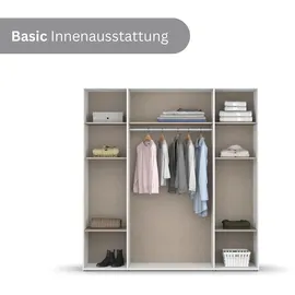 Rauch »Kleiderschrank Schrank Garderobe Wäscheschrank NARAI mit Spiegel«, (in 3 verschiedenen Ausstattungen BASIC/CLASSIC/PREMIUM), Griffausfräsungen für eine grifflose Optik TOPSELLER MADE IN GERMANY