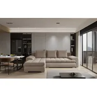 Kaiser möbel Elegantes und modernes Ecksofa TOMI Castel Beige