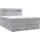 m-punkt Kuba King 200 x 200 cm Grau