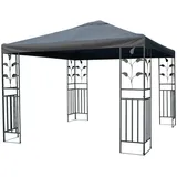 Spetebo Pavillon Ersatzdach 3 x 3 m Anthrazit