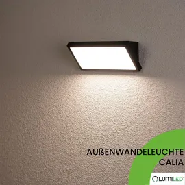 OEM Außenwandleuchte Kunststoff 12,3 cm spritzwassergeschützt schwarz