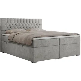 MKS Boxbett, PERA 160/200 Hellgrau Struktur - H3