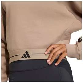 adidas Hyperglam Sweatshirt 3 Streifen Chalky Brown L