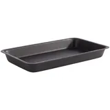 APS Tablett -Levante- 25,5 x 16 cm, H: 3 cm Edelstahl, Farbe: Grey Black 0,7 Liter