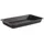 APS Tablett -Levante- 25,5 x 16 cm, H: 3 cm Edelstahl, Farbe: Grey Black 0,7 Liter