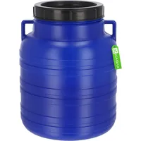 Kadax Plastikfass Weithalsfass, aus HDPE-Kunststoff mit Deckel, Deckelfass, multifunktionales