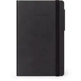 Legami Notizbuch mittelliniert Schwarz