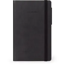 Legami Notizbuch mittelliniert Schwarz