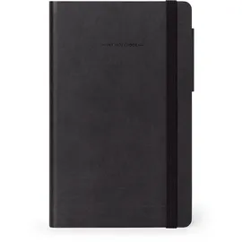 Legami Notizbuch mittelliniert Schwarz