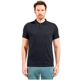 Odlo Herren Ascent Natural Polo T-Shirt (Größe XXL, schwarz)