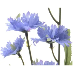Künstliche Kornblume am Stiel Kunstblume Dekoblume H: 55cm blau