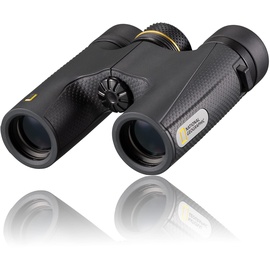 National Geographic Waterproof Compact Binoculars 10x25 mit hochwertigen BaK-4-Prismen inklusive Tasche und Tragegurt