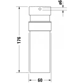 Duravit Seifenspender Starck T 175ml Chrom