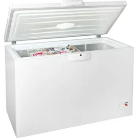 Beko HSM27050 Gefriertruhe, Kühltruhe, 284 l Nutzvolumen, 2 Gefriergutkörbe, Temperaturalarm, abschließbar, LED-Anzeigesystem, Innenbeleuchtung, 36 db(A), Transportrollen, Weiß