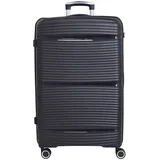 d & n D&N Travel Line 4200 - 4-Rollen-Trolley L 77 cm (taupe) in darkblue | Gr.: onesize