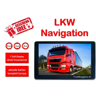 LKW - Truck - Navi – Navigationsgerät – 7 Zoll – Europa – Kartenupdate – 2022