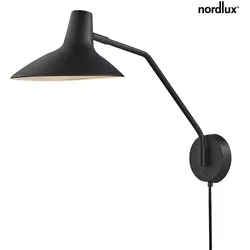 design for the people by Nordlux Wandleuchte DARCI, E14, schwarz NORD-2120551003