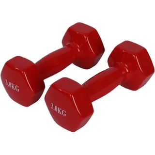 Endless Hantel-Set Vinylbeschichtete, feste Hantel für Fitnessübungen, Paar Hantel, (paar hantle, Material: Eisen mit Vinylbeschichtung), Gewichte für Frauen und Männer 2*3