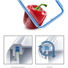 Emsa Frischhaltedose CLIP & CLOSE 5,9 cm hoch transparent 0,2 l, 1 St.
