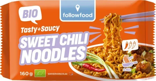 followfood Sweet Chili Noodles bio