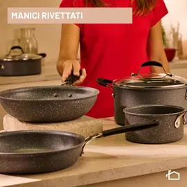 Lagostina Tempra Mineral Pfannen-Set 2-tlg. 24 cm + 28 cm