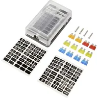 TRU Components SICHERUNGS BOX 12-tlg TC-13473380 5 A, 10