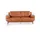 W.Schillig Couch Lederbezug 2-Sitzer Braun