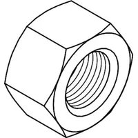 Industrial Quality Supplies ISO 8673 Sechskantmutter ISO-Typ 1, FEIN-Gewinde,
