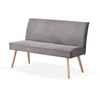 B&D home Sitzbank Anthrazit, 63x90x160 cm, Esszimmer, Bänke, Sitzbänke