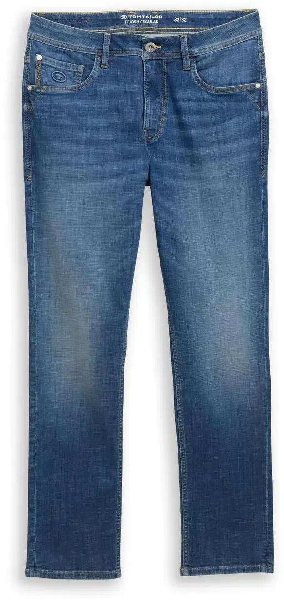 TOM TAILOR Herren TTJOSH REGULAR SLIM Jeans, blau, Uni, Gr. 31/32