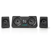 Nedis Nedis, Gaming Lautsprecher 2.2 USB mit LED-Lichteffekt, Schwarz