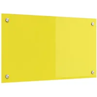 VidaXL Küchenrückwand Gelb 70x40x0,6 cm Hartglas