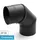 raik Rauchrohrbogen 120 mm Stahlblech 0–90° schwarz