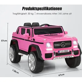Goplus Mercedes-Benz Kinder Elektroauto rosa (nicht verfügbar)